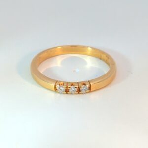 Triologie Brillantring ca. 0.06ct